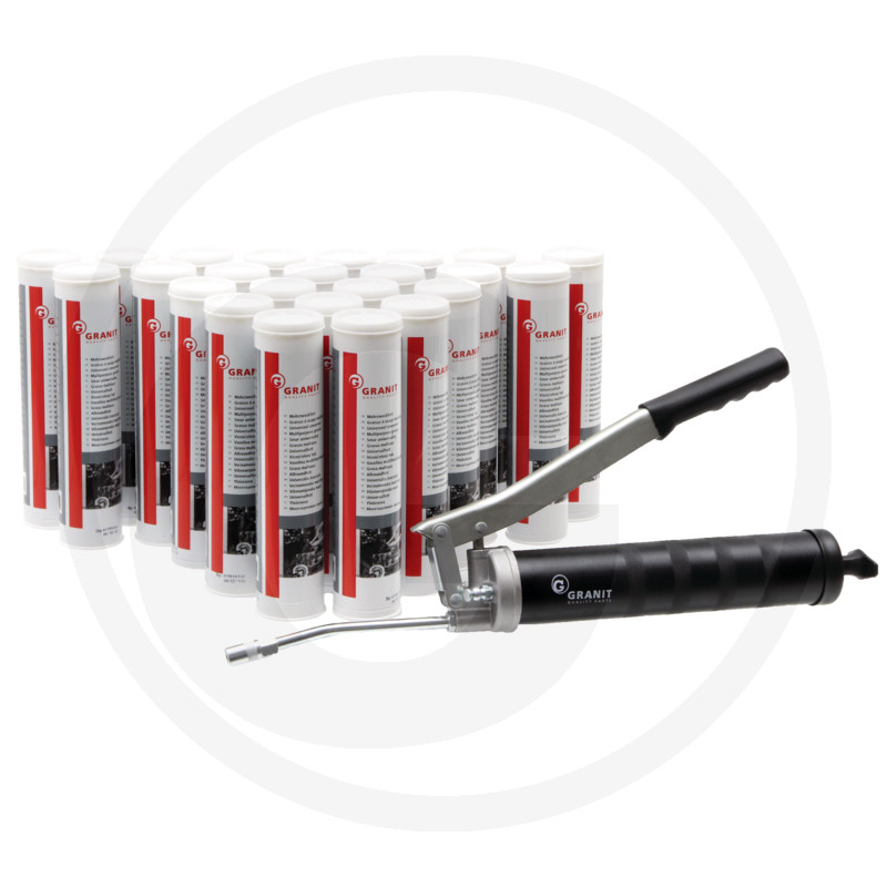 Set Profi Fettpresse + 24x Mehrzweckfett