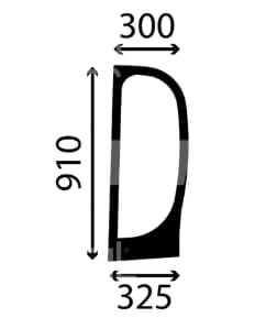 Seitenscheibe links - passend zu Weidemann