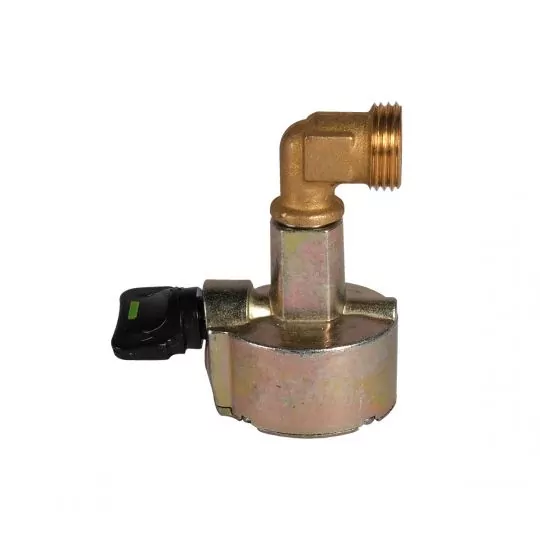 Adapter für Butagaz Cube & Viseo Gasflaschen Typ 513 27 mm – Propan/Butan Anschluss