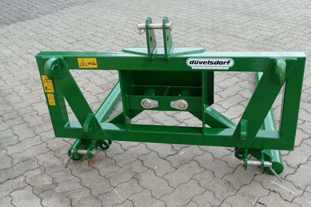 Düvelsdorf Rundballengabel mechanisch - Euroaufnahme / KAT 2