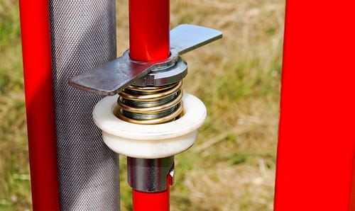 Bale wrapper 90–160 cm | stationary & hydraulic | for round bales from 30 hp tractor power