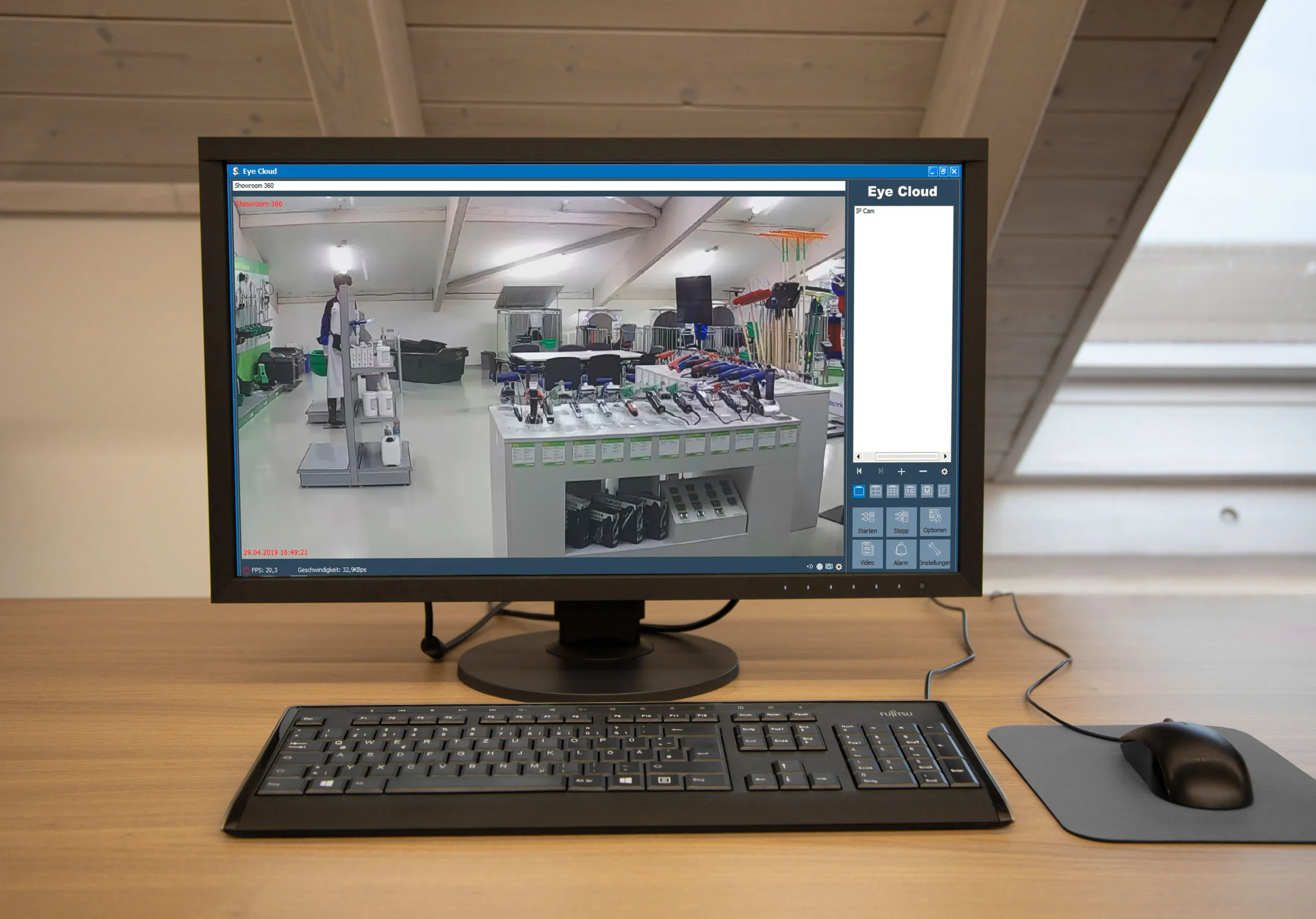IPCam 360 FHD Stallkamera mit 5-fach Zoom – Überwachung für Pferde & Rinder