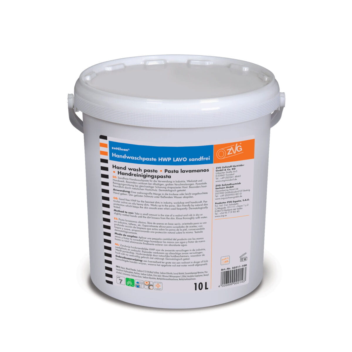 BL25307 ZetClean® – Handwaschpaste HWP LAVO sandfrei - 10L