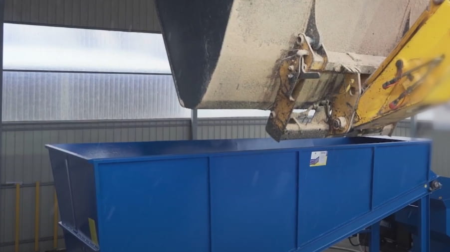 Feed bunker / feed container 5 m³ - 400V / 5.5kW