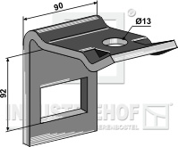 BL28570 Halter für Zinken 65 x 12