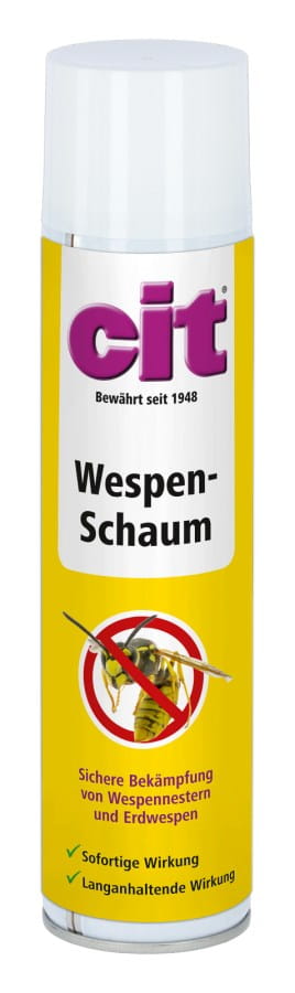 Cit Wespenschaum 400ml – Wespennester & Erdwespen sicher bekämpfen