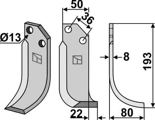 BL5769 Fräsmesser PGS-09R