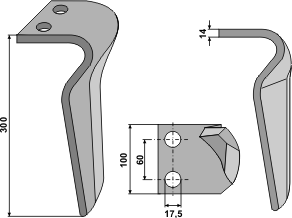 BL5841 RH-117-DEL Rau Kreiseleggenzinken