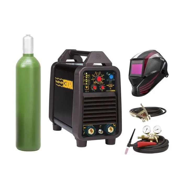Cebora TIG/WIG welding machine 35-180A, PFC, complete set