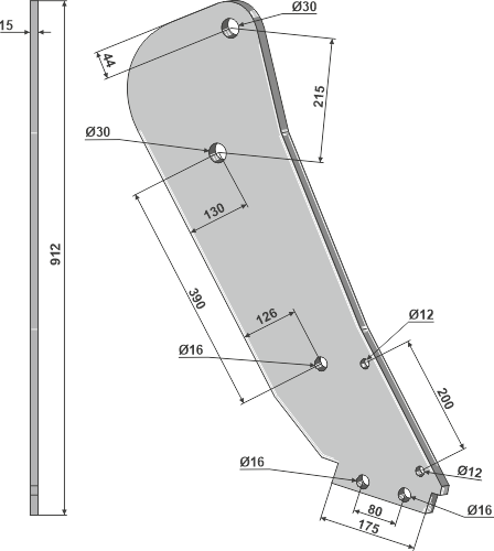 BL101.5020 Tiefenlockerer Zinken 912mm