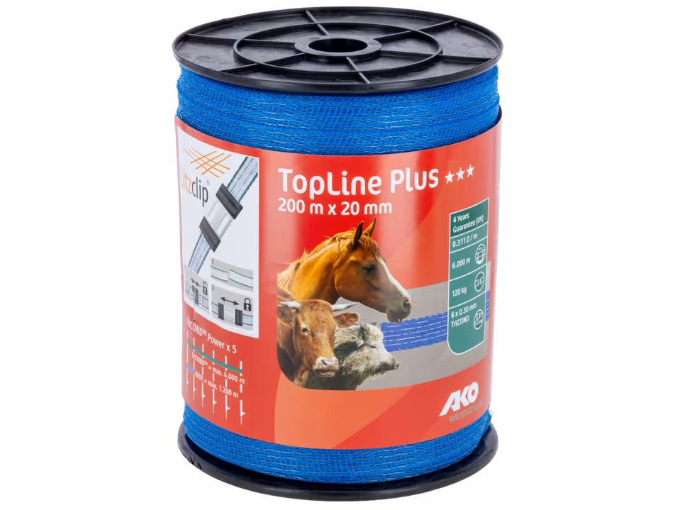 Band TopLine Plus, 200m, 20mm, blau, 6 x 0,3mm TriCOND
