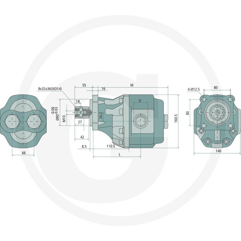 Drucksensor, Klemmverbinder, Technische Zeichnung, Anschlusselement, Zubehör