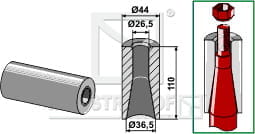 ET10594 Einschweissbuchse für Zinken mit Gewinde M24
