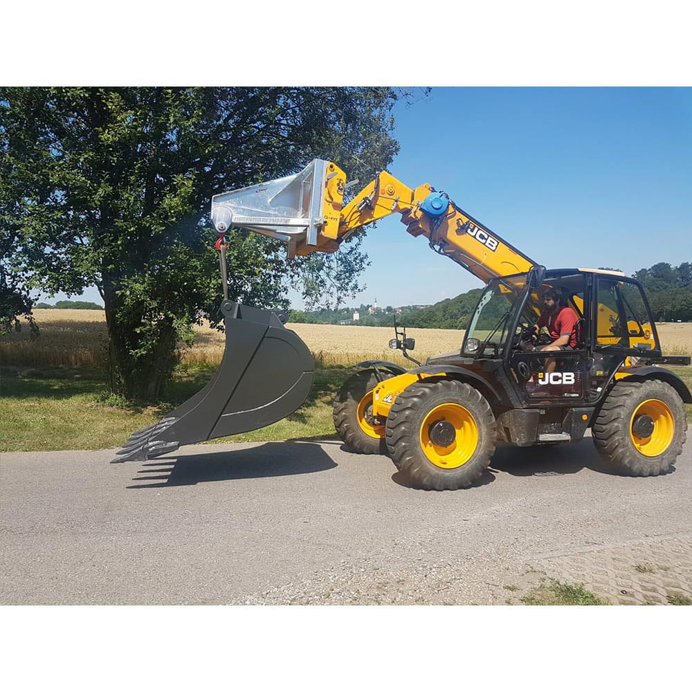 Fliegl Lasthaken Euronormaufnahme verzinkt | 5 t Tragkraft | 360° drehbar | Robust & Sicher