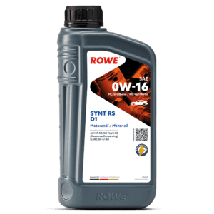 motoröl, synt RS, 0W-16, motoröl-spezifikation, synthetisches motoröl