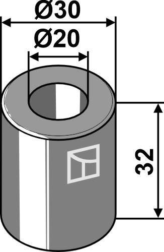Buchse 32xØ20xØ30 - passend zu Major