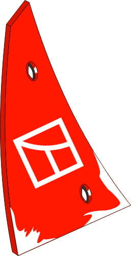 BL31051 Streichblech-Vorderteil - links passend zu Kuhn 619061