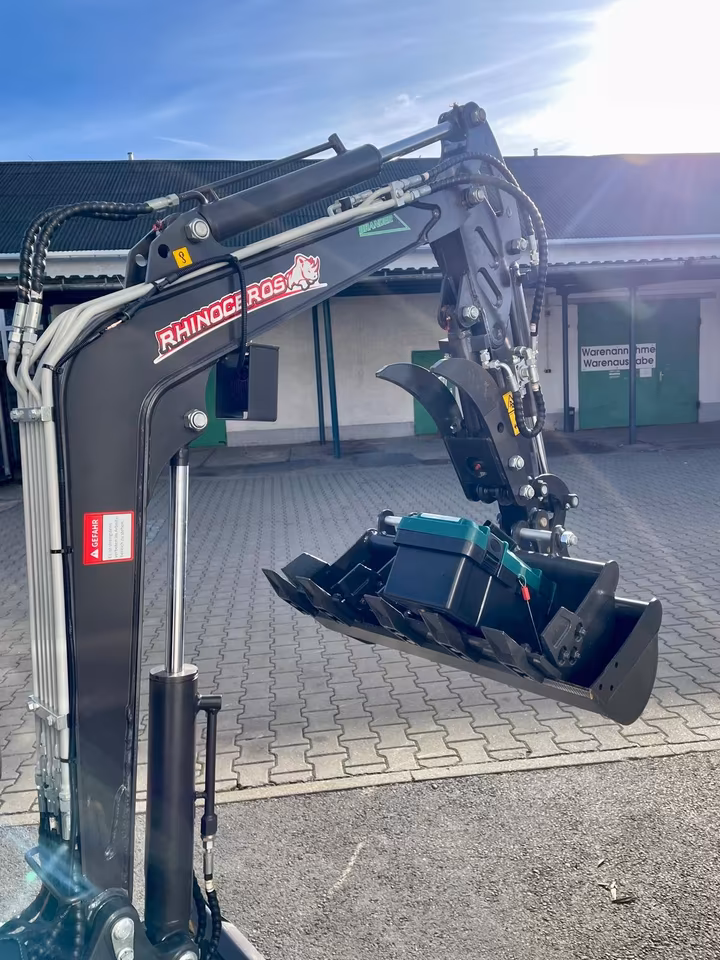 Rhinoceros KS10-8 Minibagger – 1-Tonnen Bagger
