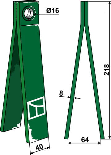 85-101 Aufbereiterzinken - passend zu Krone