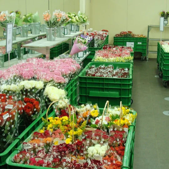 Blumen, Floristik, Bouquets, Gestecke, Warenbehälter