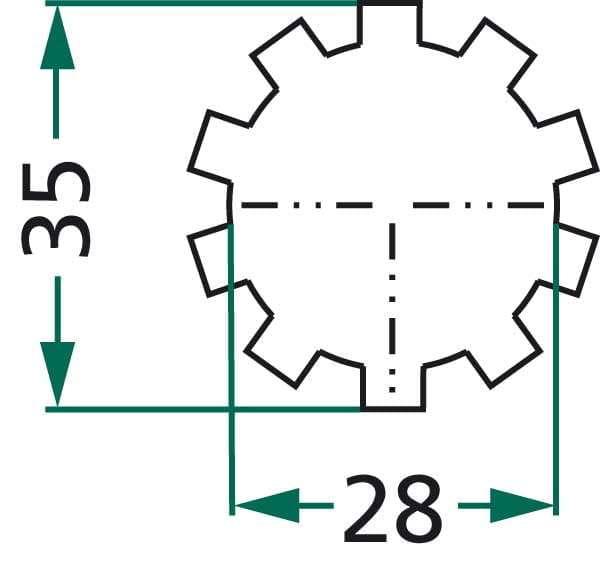 Driving disc 350 WGSDC