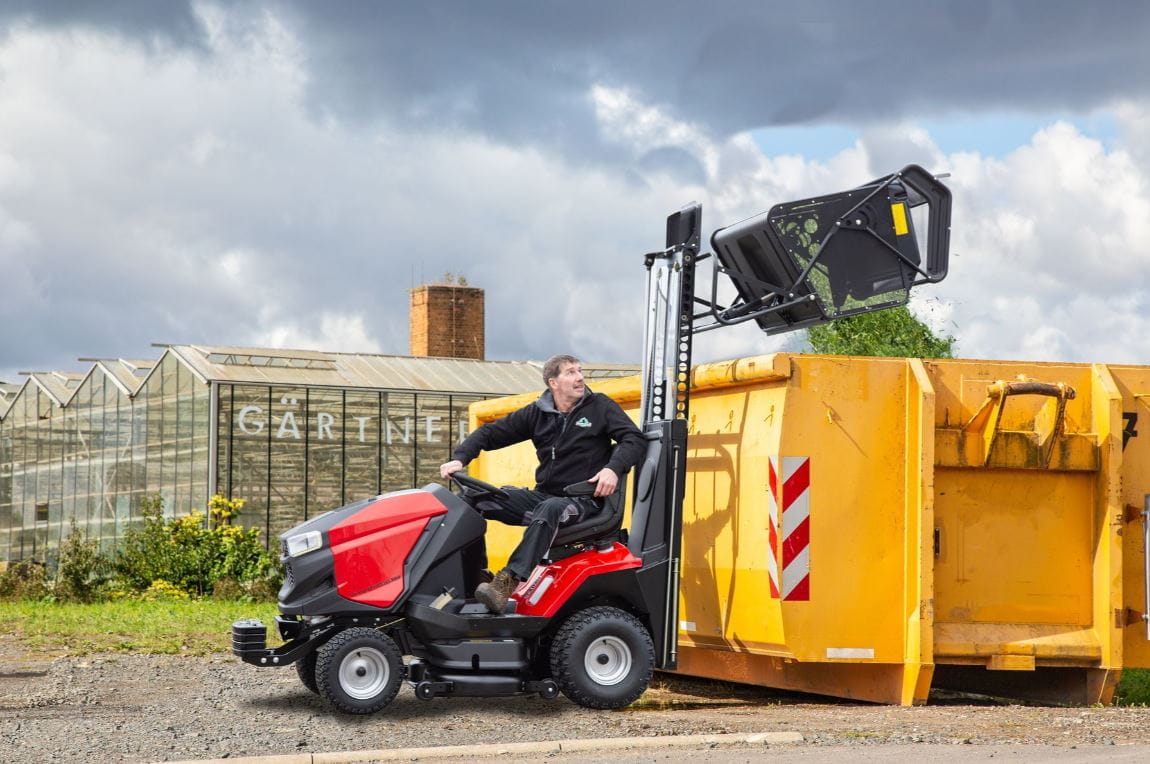 BL25645 Rasentraktor mit Hochentleerung Herkules HT 102-22 HXD 2WD NEO