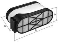 BLCP33300 Mann Filter CP33300 Luftfilterelement (CompacPlus)