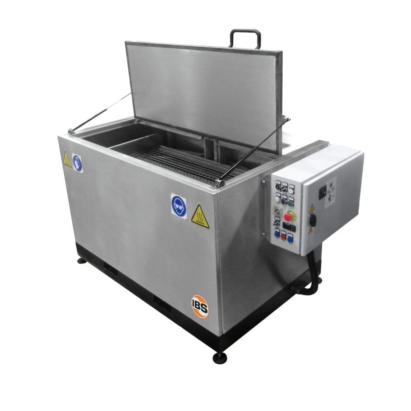 IBS Industrie-Ultraschallreinigungsanlage 270 Liter – Profi Reinigungsanlage mit Pneumatikplattform, Öl-Skimmer und 2000 W Ultraschallleistung
