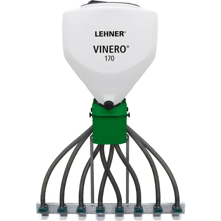 LEHNER Vinero® 170 Kombistreuer – 12V Schlauchstreuer für präzise Reihen- & Flächendüngung