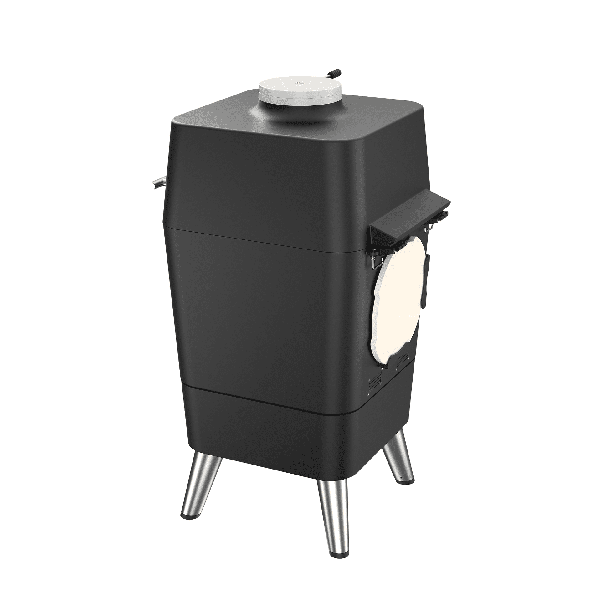 Everdure K1 Kamado Ofen – Premium Holzkohlegrill mit Pizzastein & Grillrost | Farbe: graphit