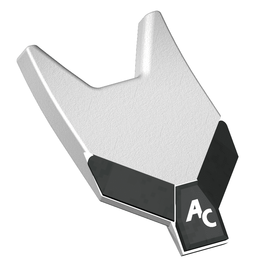 BL40116 AC Grubbersipitze V-Form zum Anschweissen