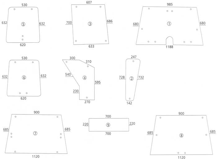 BL16875 Heckscheibe unten
