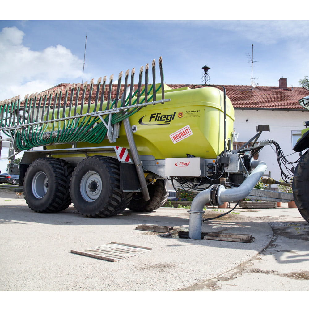 Fliegl Gülle Turbosaugarm „Elefant“ mit 3,5 m Einbringung & Turbobefüller