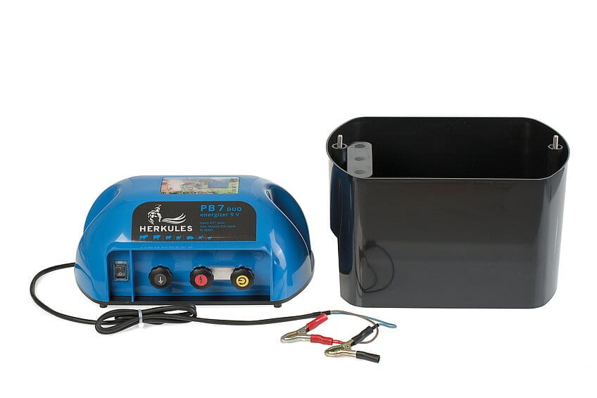 Herkules PB7 Duo electric fence energiser - 9V/12V