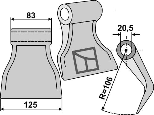 BL27825 Hammerschlegel - passend zu Serrat
