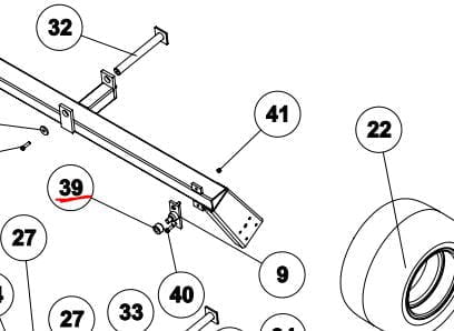 Dalbo Powerroll plastic bushing - 25390