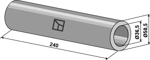 E023607 Einschweissbuchse 240mm