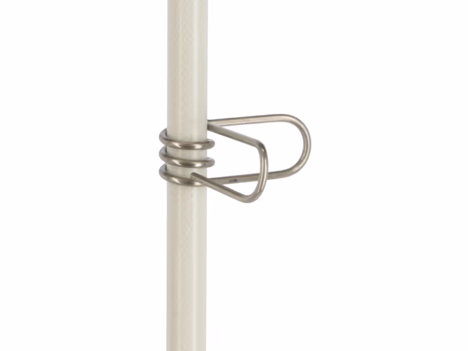 30x Metallclip Niro f. Fiberglas- pfahl, 10mm