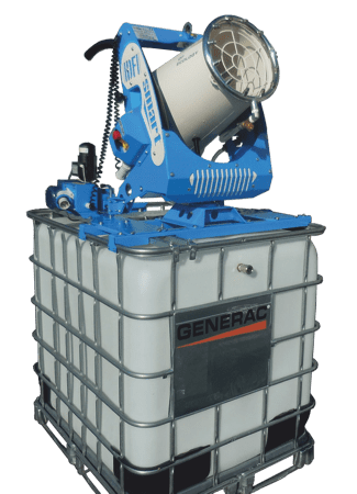 Generac Dust Fighter DF Smart All In One – self-contained dust and disinfection solution with 1000-liter tank, 13 m range