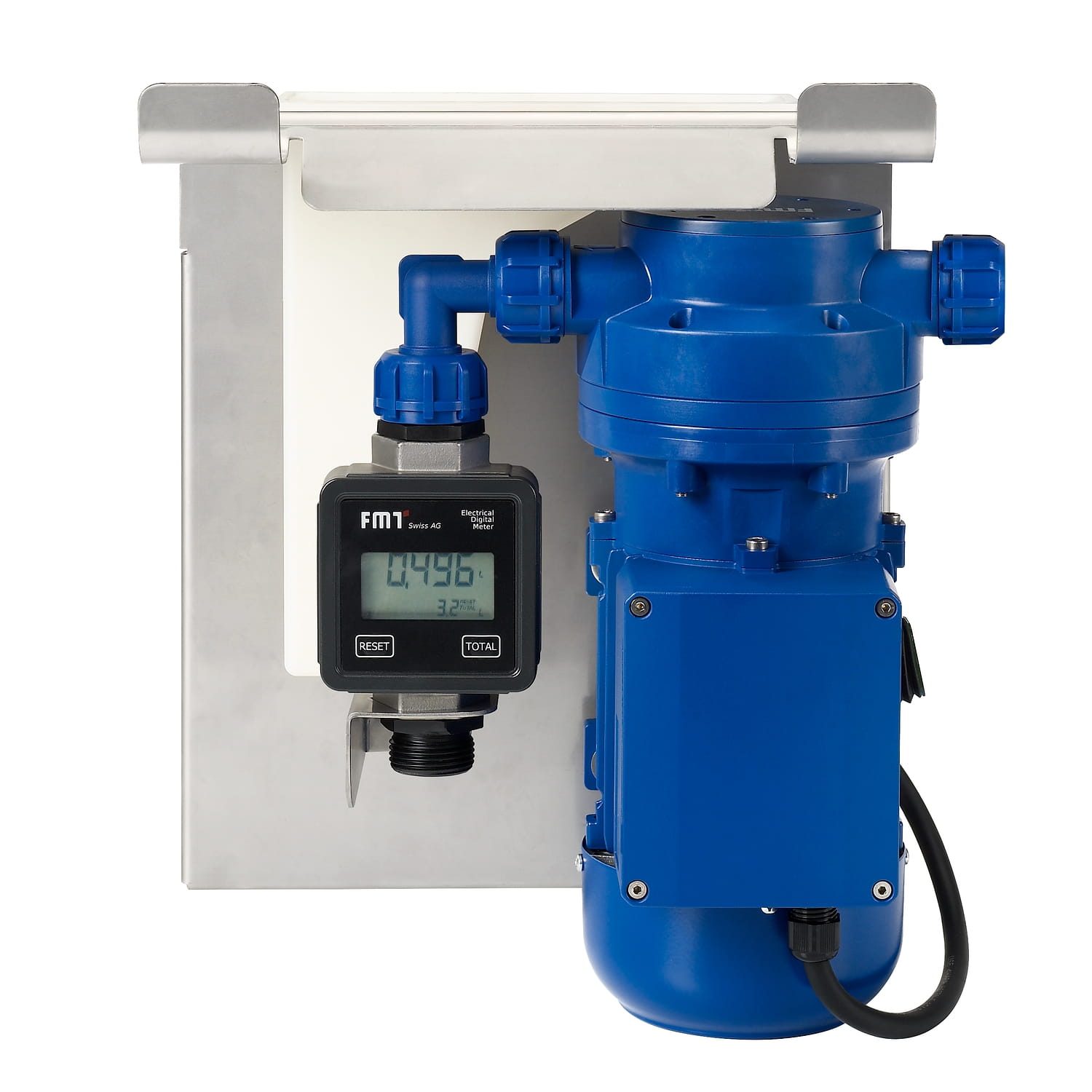 Pressol AdBlue® Tankmontageset EMP 35 l/min 230V mit Automatik-Zapfventil & Digitalzähler
