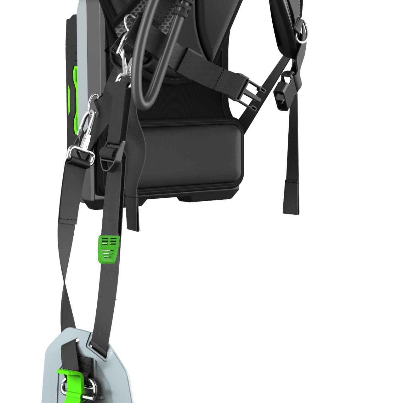 EGO Rückentragegestell für handgeführte Akkus – Ergonomische Akkuhalterung für alle EGO Geräte