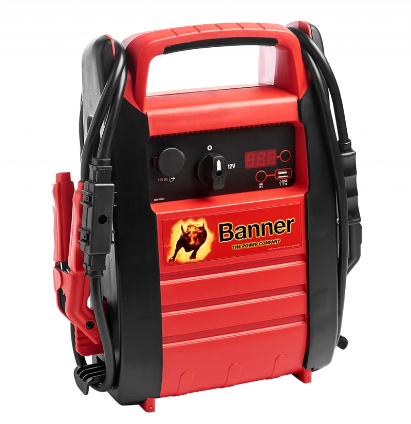 Banner Starthilfegerät Power Booster 12V – 2300A Spitzenstrom AGM Booster