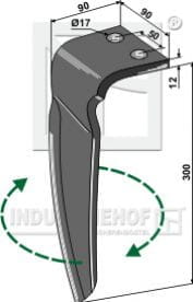 BL27584 Kreiseleggenzinken, rechte Ausführung