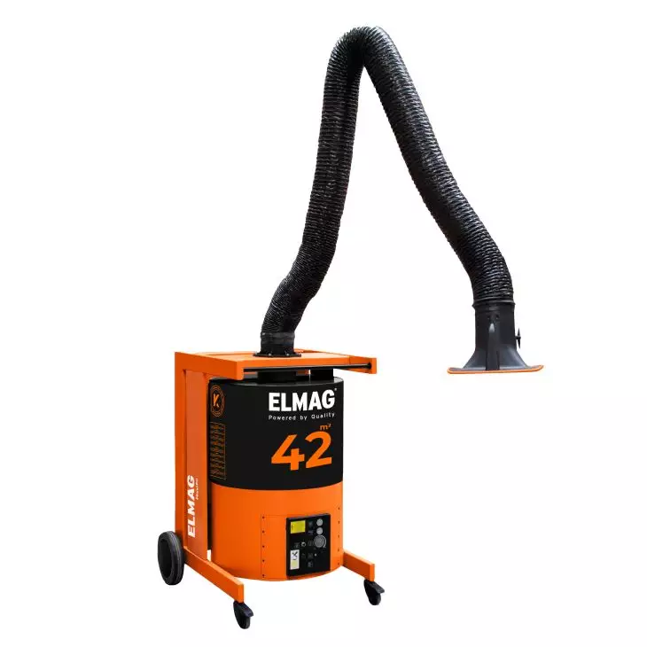 Absauganlage MaxiFil 4 m mit Ø150 mm Absaugarm, 1 100 m³/h, 1,5 kW, 400 V