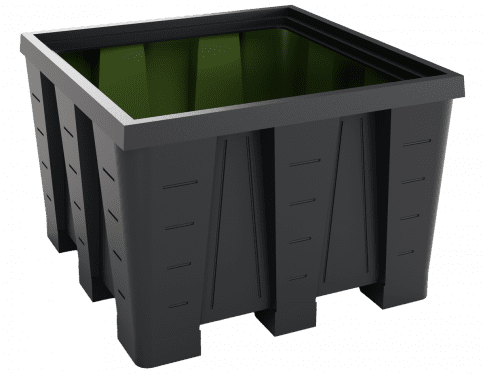 EMP Auffangwanne für 1 IBC – 1200 Liter – Carbon Light aus recyceltem PEHD