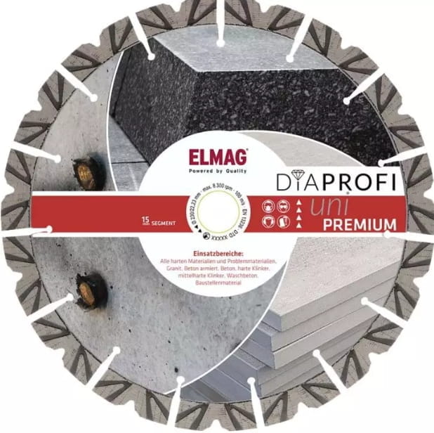 Elmag Diamanttrennscheibe Premium 300x14 - 30mm Bohrung
