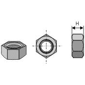 BL3016 51-1007 Sechskantmutter