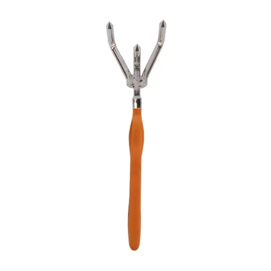 Houe à main NIFTY n° 510 – Cultivateur robuste à 3 dents pour l'aération et le décompactage du sol