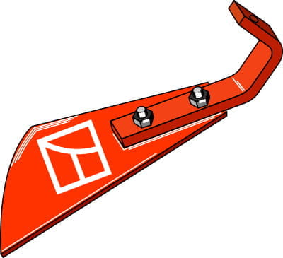 BL2763 Abstreifer komplett - linke Ausführung