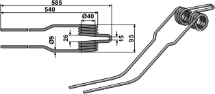 ET33480 Federzinken VICON ANDEX